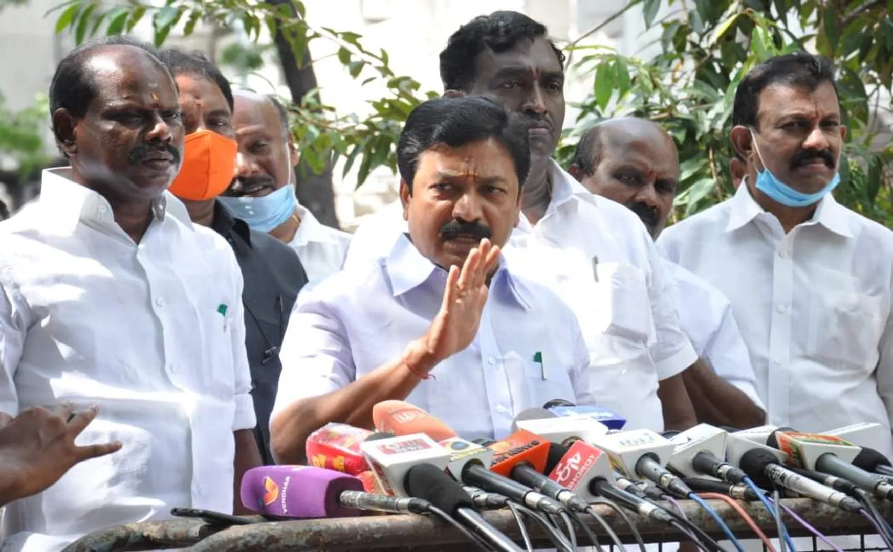 tamilnadu minister press meet at chennai 